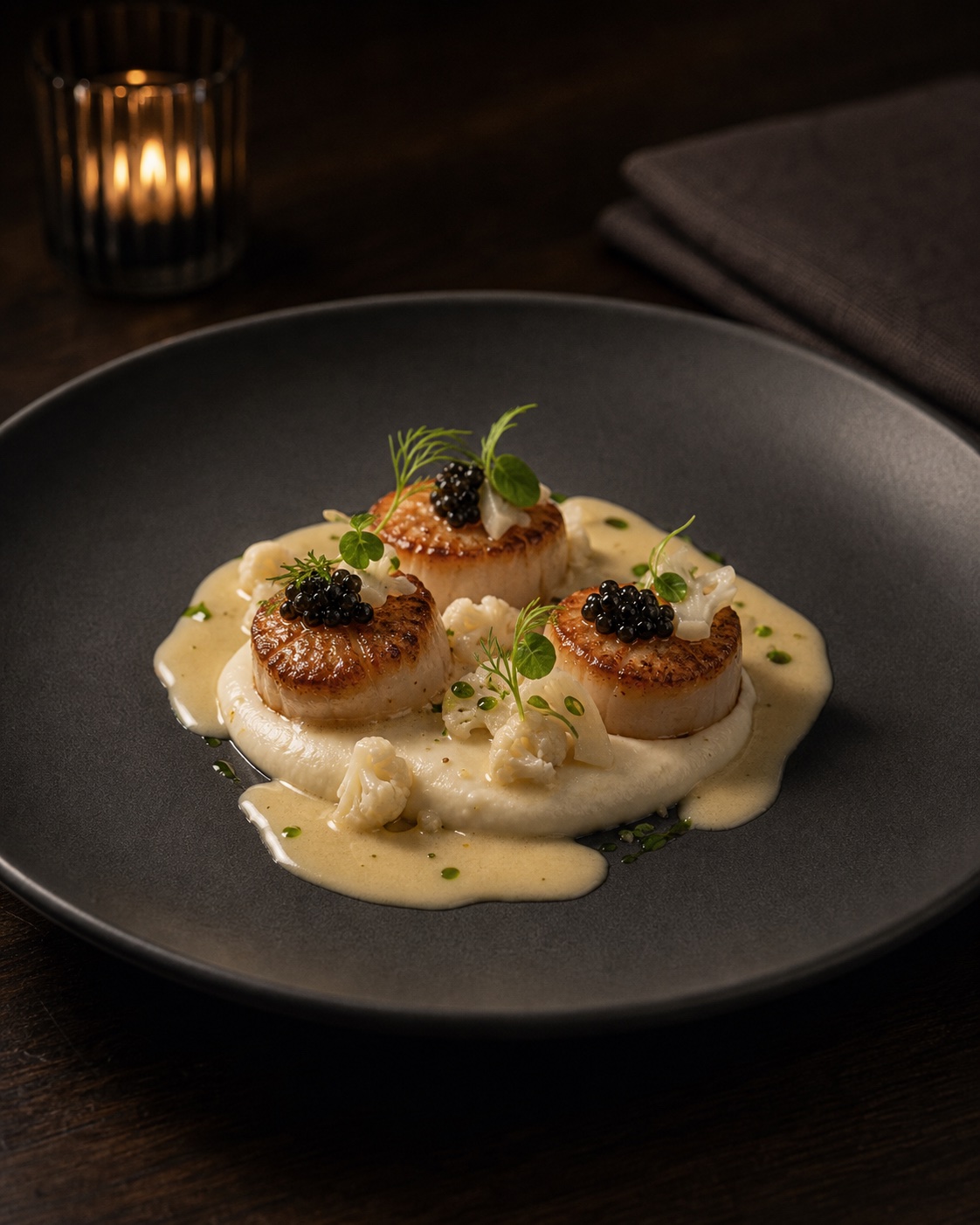 Scallop signature dish